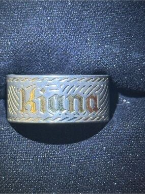Silver tone and Gold tone “ KIANA” Ring